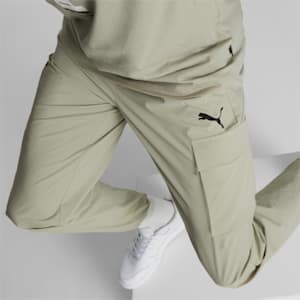 Open Road Woven Men's Regular Fit Trackpants, Pebble Gray, extralarge-IND