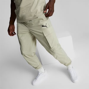 Open Road Woven Men's Regular Fit Trackpants, Pebble Gray, extralarge-IND