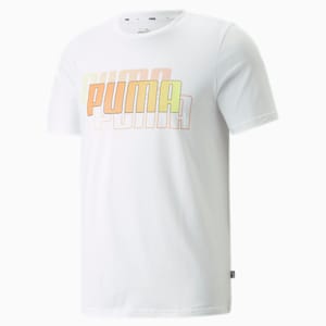 Camiseta Power Summer para hombre, Puma White