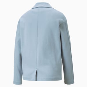 T7 Women's Blazer, Blue Wash