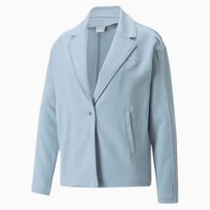 T7 Women's Blazer, Blue Wash