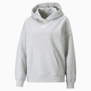 Classics Oversized Hoodie Women, Light Gray Heather, extralarge-GBR