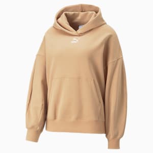 Classics Oversized Hoodie Women, Dusty Tan