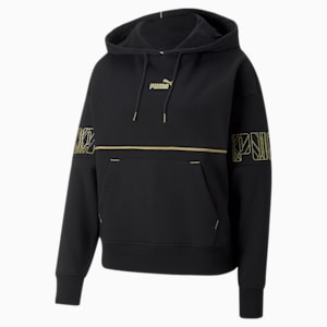 Power Deco Glam Women's Hoodie, Puma Black