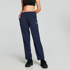 Zippered Jersey Women's Regular Fit Sweatpants, Club Navy, extralarge-IND