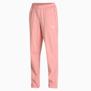 Zippered Jersey Women's Sweatpants, Rosette