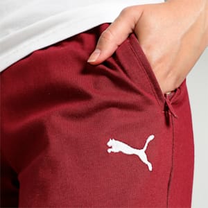 Zippered Jersey Women's Regular Fit Sweatpants, Team Regal Red, extralarge-IND