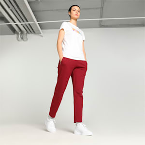 Zippered Jersey Women's Regular Fit Sweatpants, Team Regal Red, extralarge-IND