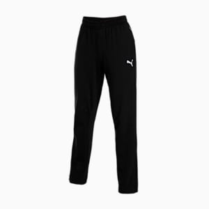 Zippered Jersey Women's Sweatpants, PUMA Black