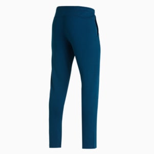 Zippered Men's Sweatpants, Sailing Blue