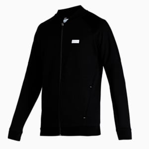 One8 Men's Full Zip Slim Fit Jacket, PUMA Black, extralarge-IND
