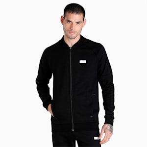 One8 Men's Full Zip Slim Fit Jacket, PUMA Black, extralarge-IND