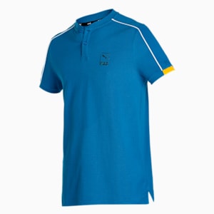 PUMA x one8 Men's Slim Fit Polo, Lake Blue, extralarge-IND