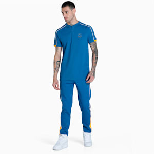 PUMA x one8 Men's Slim Fit Polo, Lake Blue, extralarge-IND