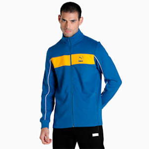 One8 Men's Slim Fit Hoodie, Lake Blue, extralarge-IND