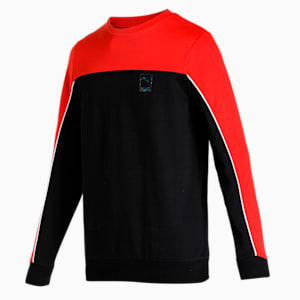 One8 Virat Kohli Men's Slim Fit Sweatshirt, PUMA Black, extralarge-IND