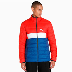 PUMA x one8 Men's Reversible Padded Slim Fit Jacket, PUMA Black, extralarge-IND