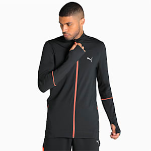 One8 Men's Full Zip Jacket, Puma Black, extralarge-IND