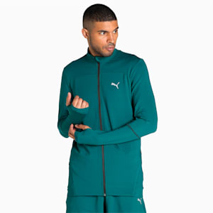 One8 Men's Full Zip Jacket, Varsity Green, extralarge-IND