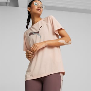 ウィメンズ EVOSTRIPE Tシャツ, Rose Quartz