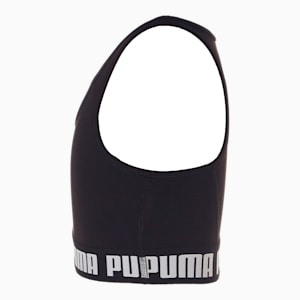 キッズ ガールズ プーマ ストロング ブラトップ 中サポート, Puma Black