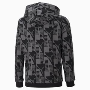 キッズ ボーイズ PUMA POWER AOP フーディー 120-160cm, Puma Black