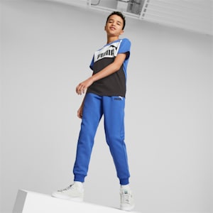 キッズ ボーイズ ESS+ カラーブロック 半袖 Tシャツ 120-160cm, Royal Sapphire, extralarge-JPN