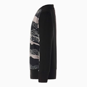 キッズ ボーイズ ALPHA AOP クルースウェット 120-160cm, Puma Black
