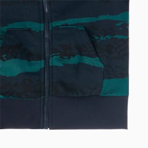 キッズ ボーイズ ALPHA AOP フーデッド ジャケット 120-160cm, Parisian Night
