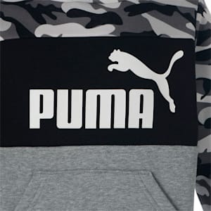 キッズ ボーイズ ESS+ カモ フーディー 120-160cm, Puma Black