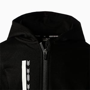 キッズ ボーイズ ACTIVE SPORTS フーデッド ジャケット 120-160cm, Puma Black