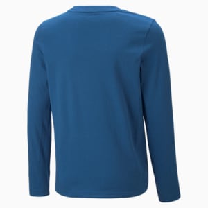 キッズ ボーイズ ACTIVE SPORTS 長袖 Tシャツ 120-160cm, Lake Blue