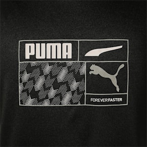 キッズ ボーイズ ACTIVE SPORTS ポリ グラフィック Tシャツ 120-160cm, Puma Black