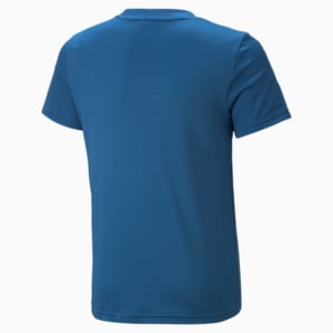 キッズ ボーイズ ACTIVE SPORTS CAT ポリ Tシャツ 120-160cm, Lake Blue