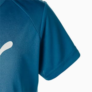 キッズ ボーイズ ACTIVE SPORTS CAT ポリ Tシャツ 120-160cm, Lake Blue