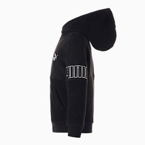 キッズ PUMA POWER フーデッド ジャケット 120-160cm, Puma Black