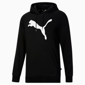 Sudadera con capucha para hombre Big Cat Logo, Puma Black, extralarge