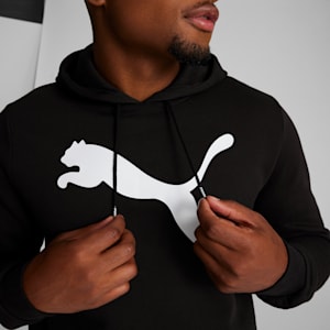 Sudadera con capucha para hombre Big Cat Logo, Puma Black, extralarge