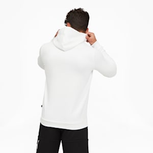 Big Cat Men's Logo Hoodie, Puma White, extralarge