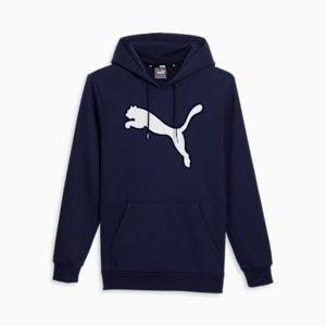 Big Cat Men's Logo Hoodie, PUMA Navy, extralarge