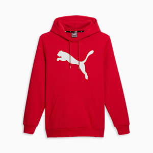 Big Cat Men's Logo Hoodie, For All Time Red, extralarge