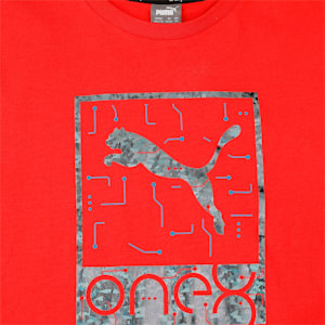 PUMA x one8 Youth Regular Fit T-Shirt, Burnt Red, extralarge-IND