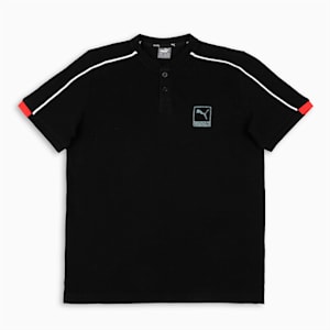 One8 Virat Kohli Boy's Stylized Polo, PUMA Black