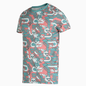 PUMAx1DER AOP Men's T-Shirt, Mineral Blue