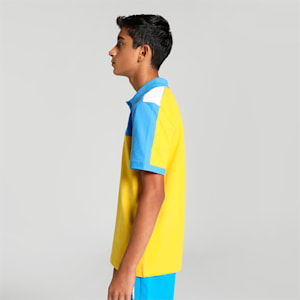 Colorblock Youth Regular Fit Polo, Fresh Pear, extralarge-IND