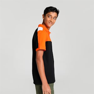 Colorblock Youth Polo, PUMA Black