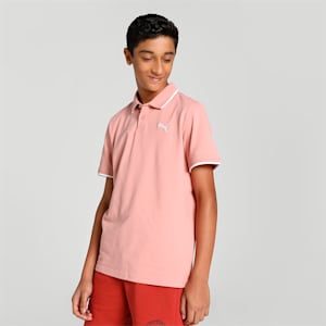 Collar Tipping Youth Polo, Rosette