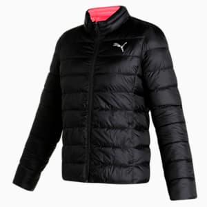 PUMA Women's Reversible Padded Jacket, Puma Black, extralarge-IND