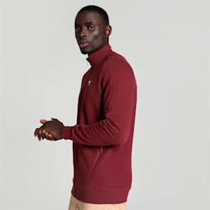 Ottoman Men's Full Zip Slim Fit Jacket, Dark Jasper, extralarge-IND