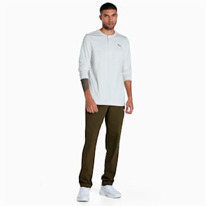 Henley Men's Slim Fit T-shirt, Puma White Heather, extralarge-IND
